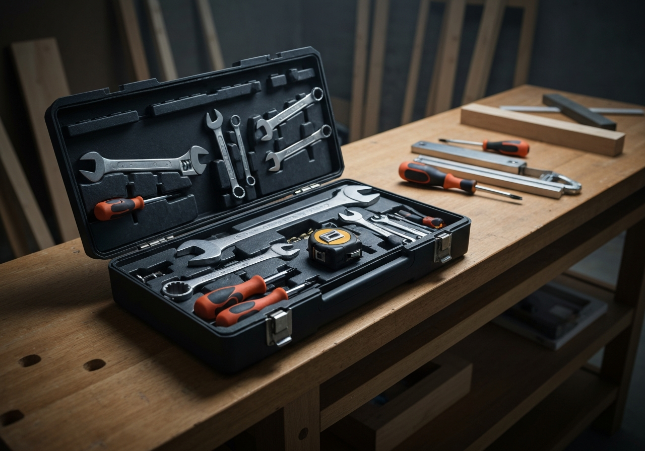 Organized professional toolbox