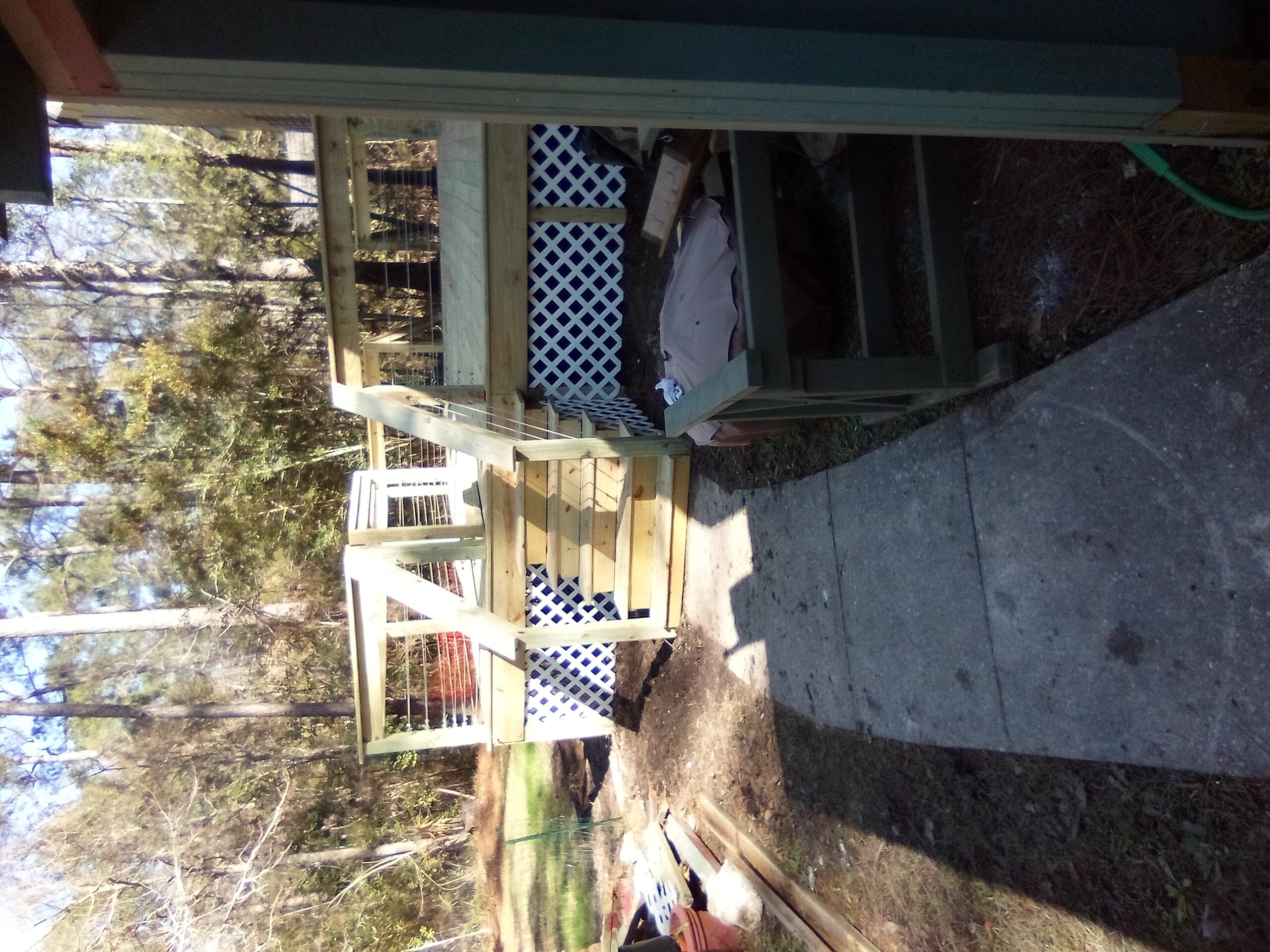 Custom Deck Construction project in St Tammany