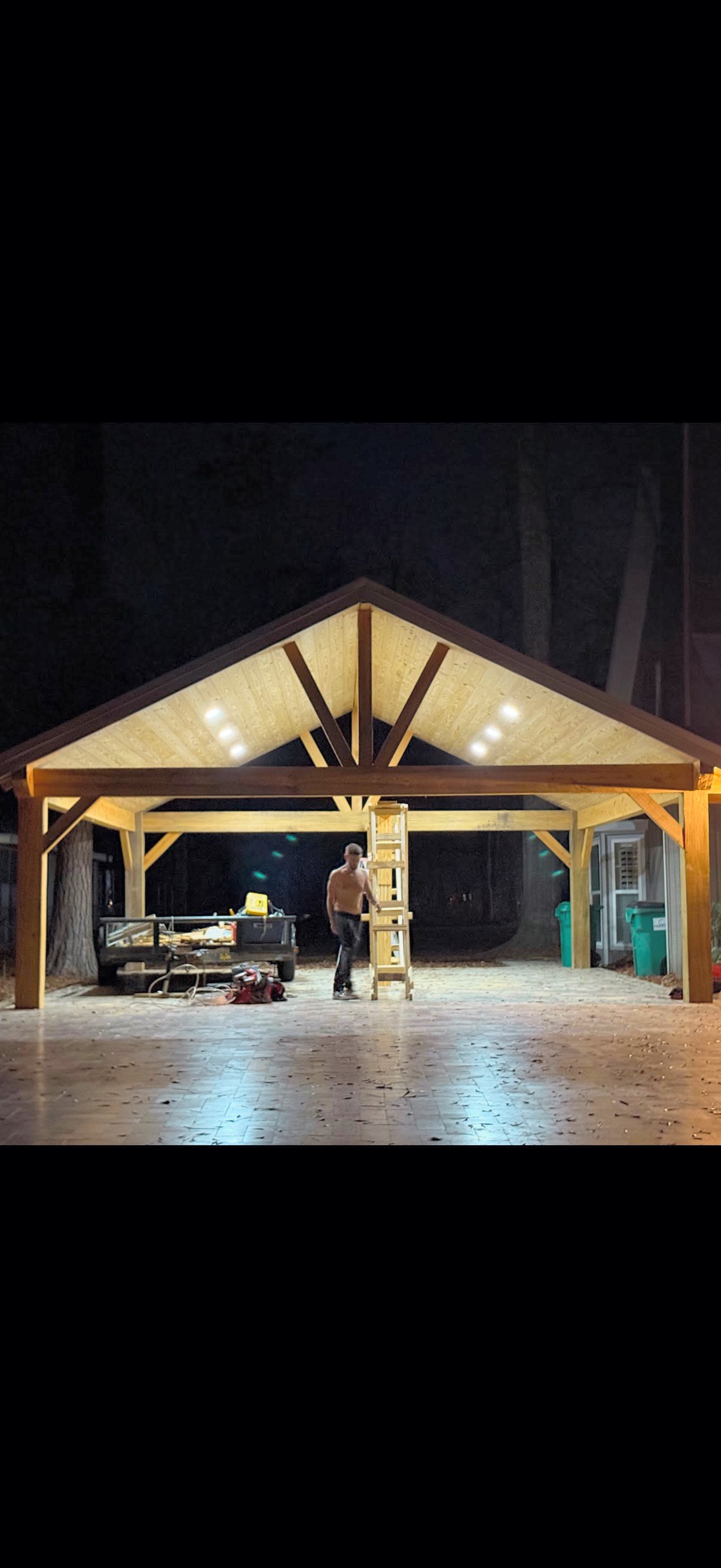 Custom Outdoor Pavilion project in St Tammany