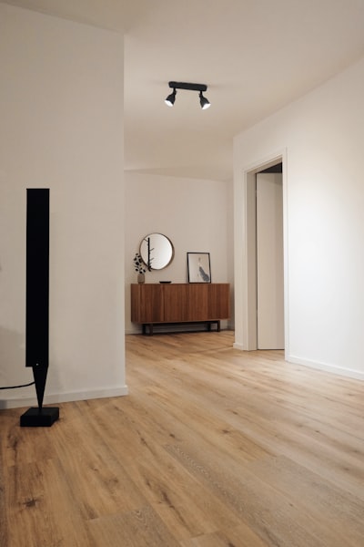 Hardwood floor installation
