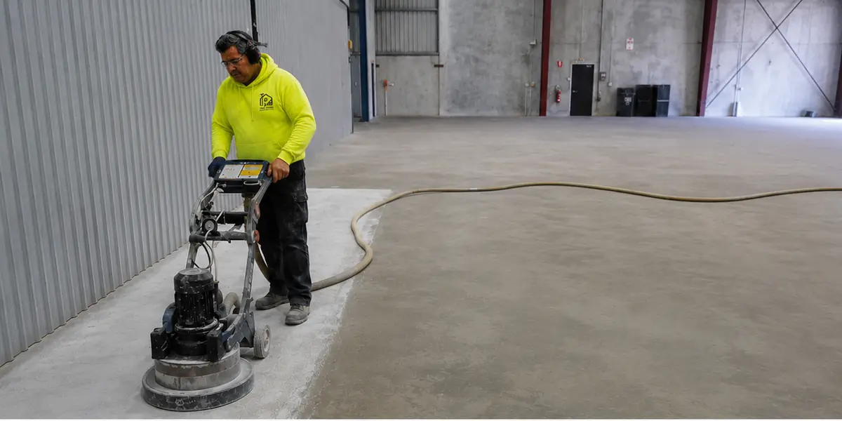 Commercial concrete grinding