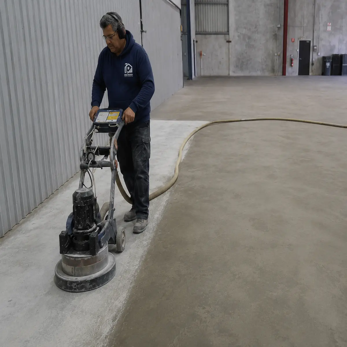 Surface preparation grinding