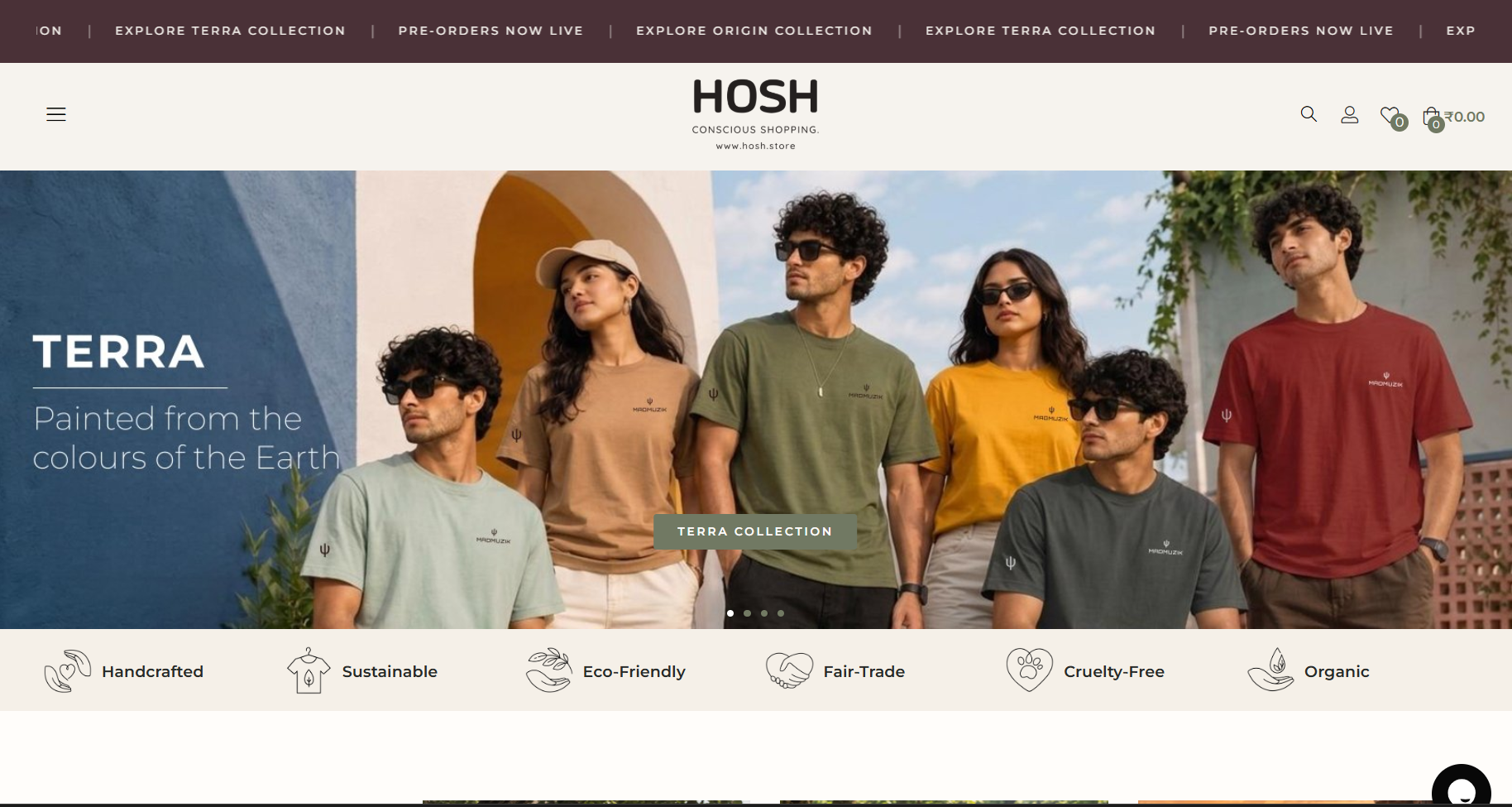 HOSH website preview