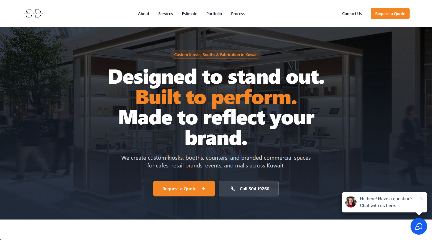 SPARK & DESIGN website preview