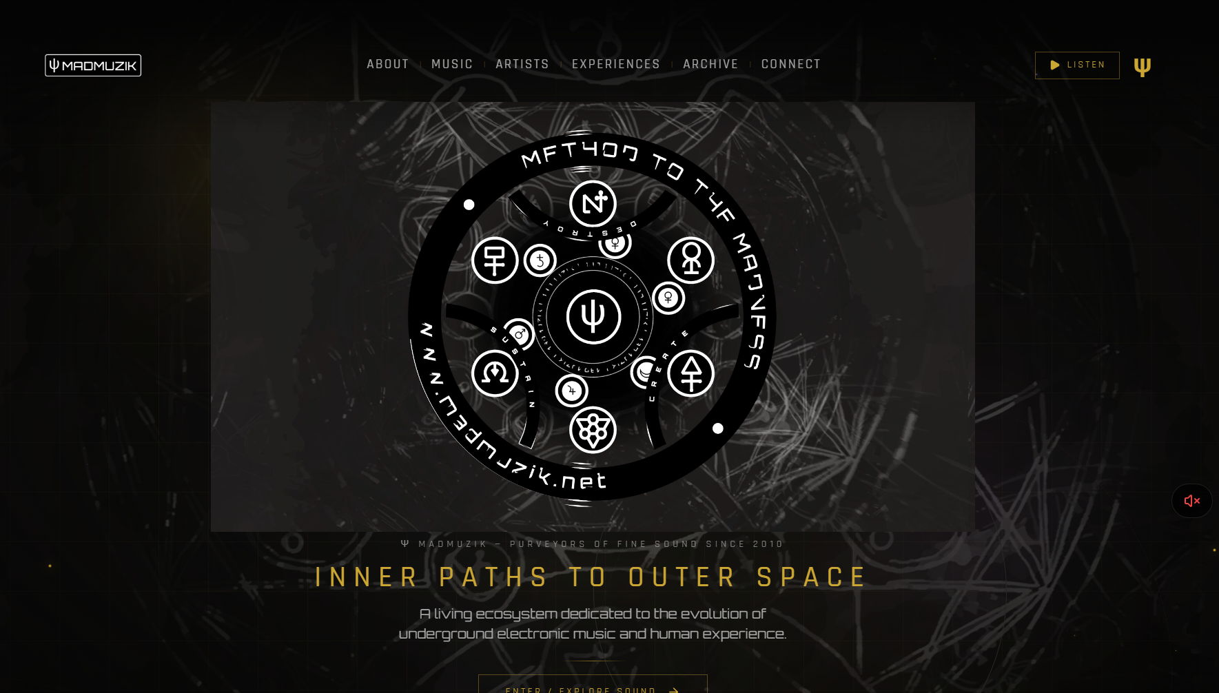 MADMuzik website preview