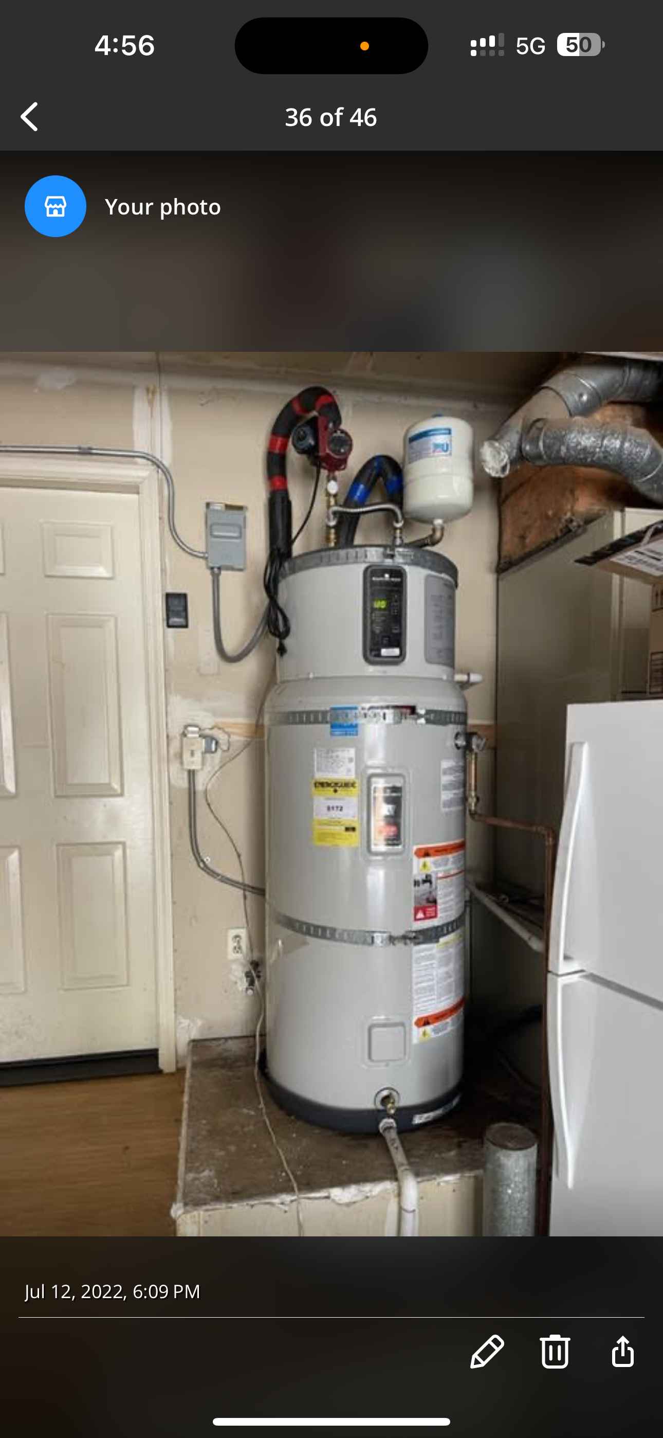 Energy Efficient Heat Pump Water Heater Replacement