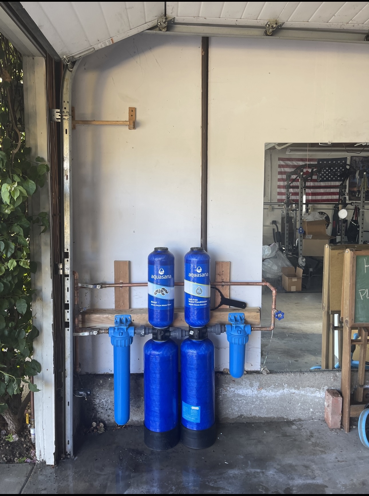 Aquasana Whole House Water Filtration System Installation