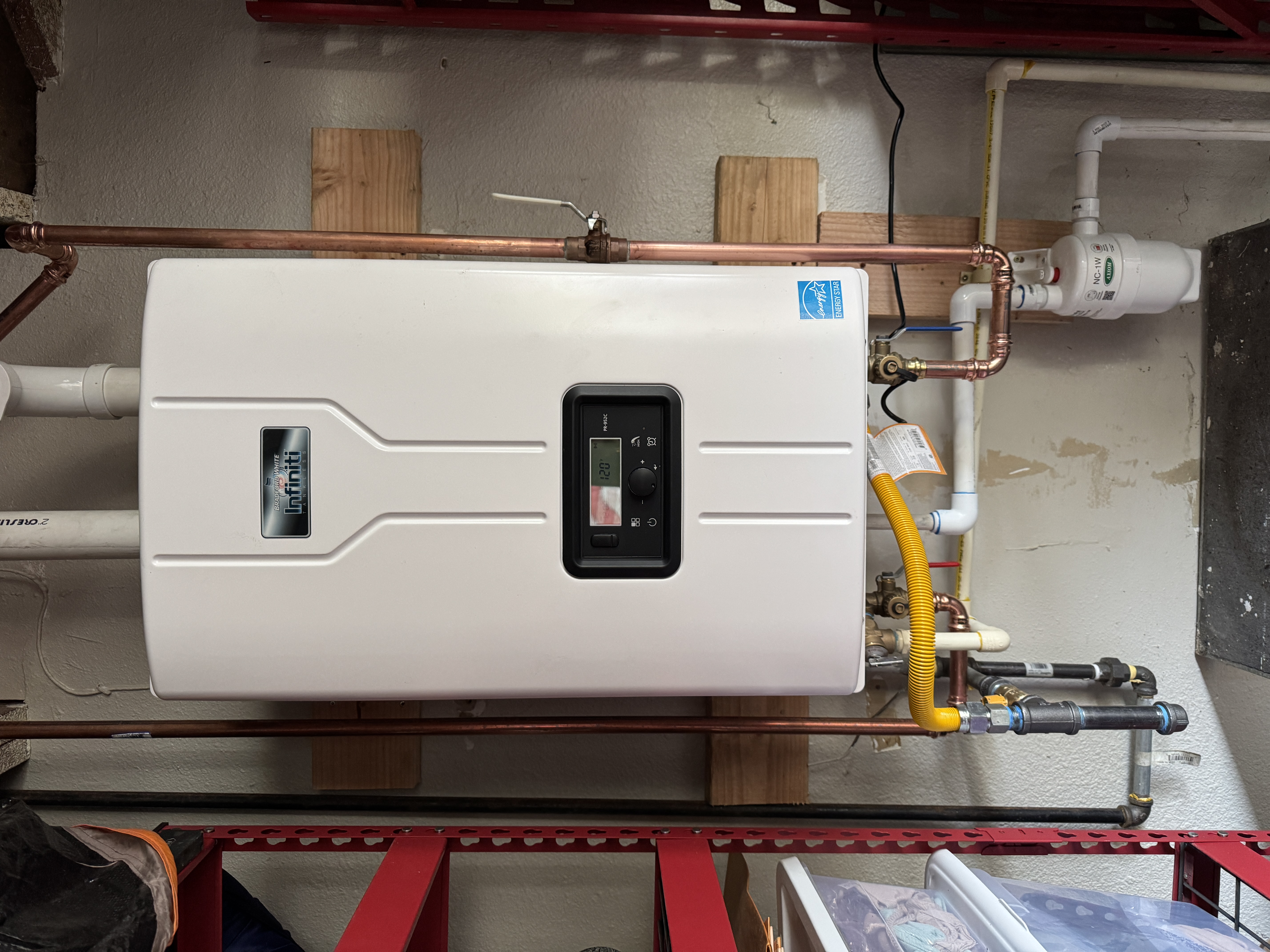 Bradford White Infiniti Tankless Water Heater Setup San Jose