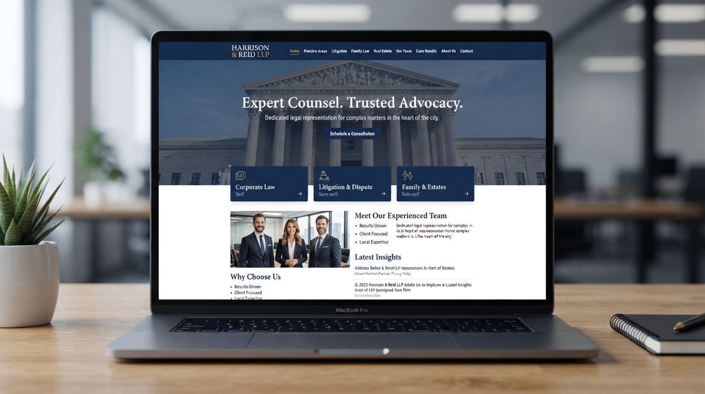 Legal Practice website example