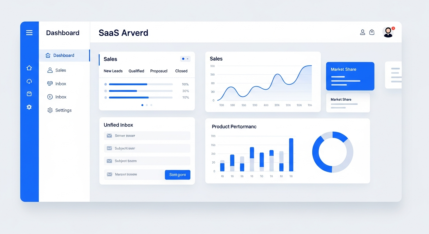 Bring On The Leads CRM dashboard showing pipeline, inbox, and automations