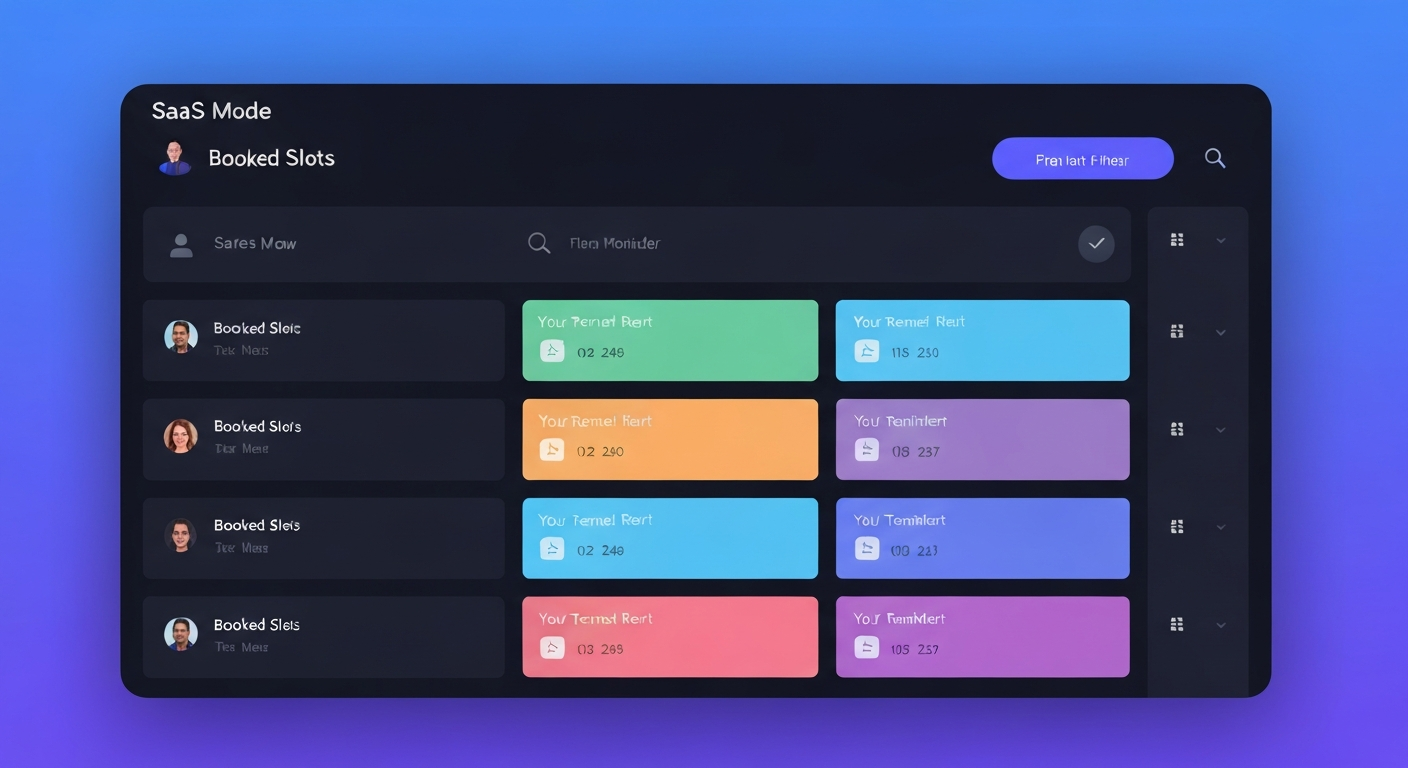 Calendar Booking Interface