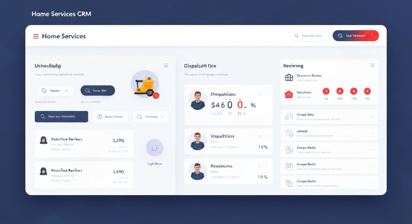 Home Services CRM Dashboard