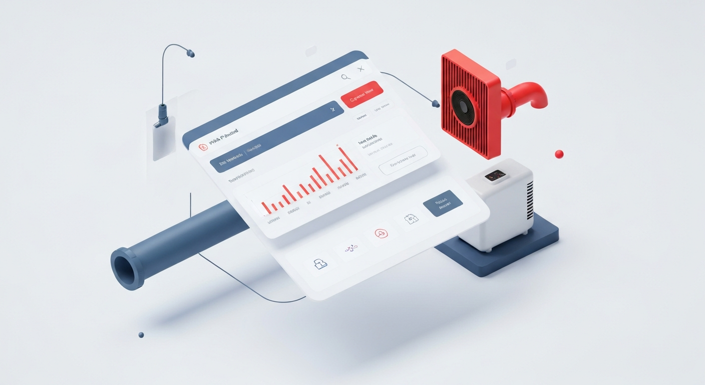 HVAC & Plumbing CRM Dashboard