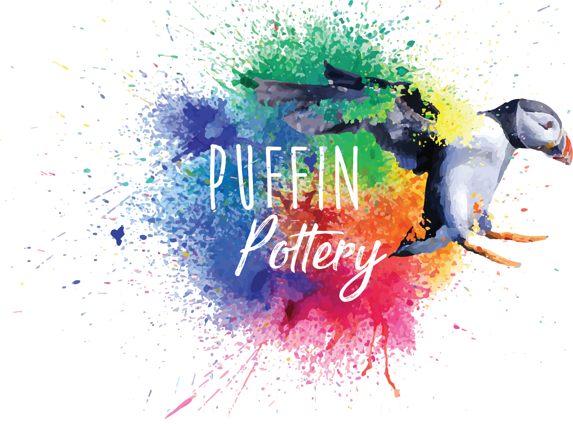 Puffin Pottery Logo