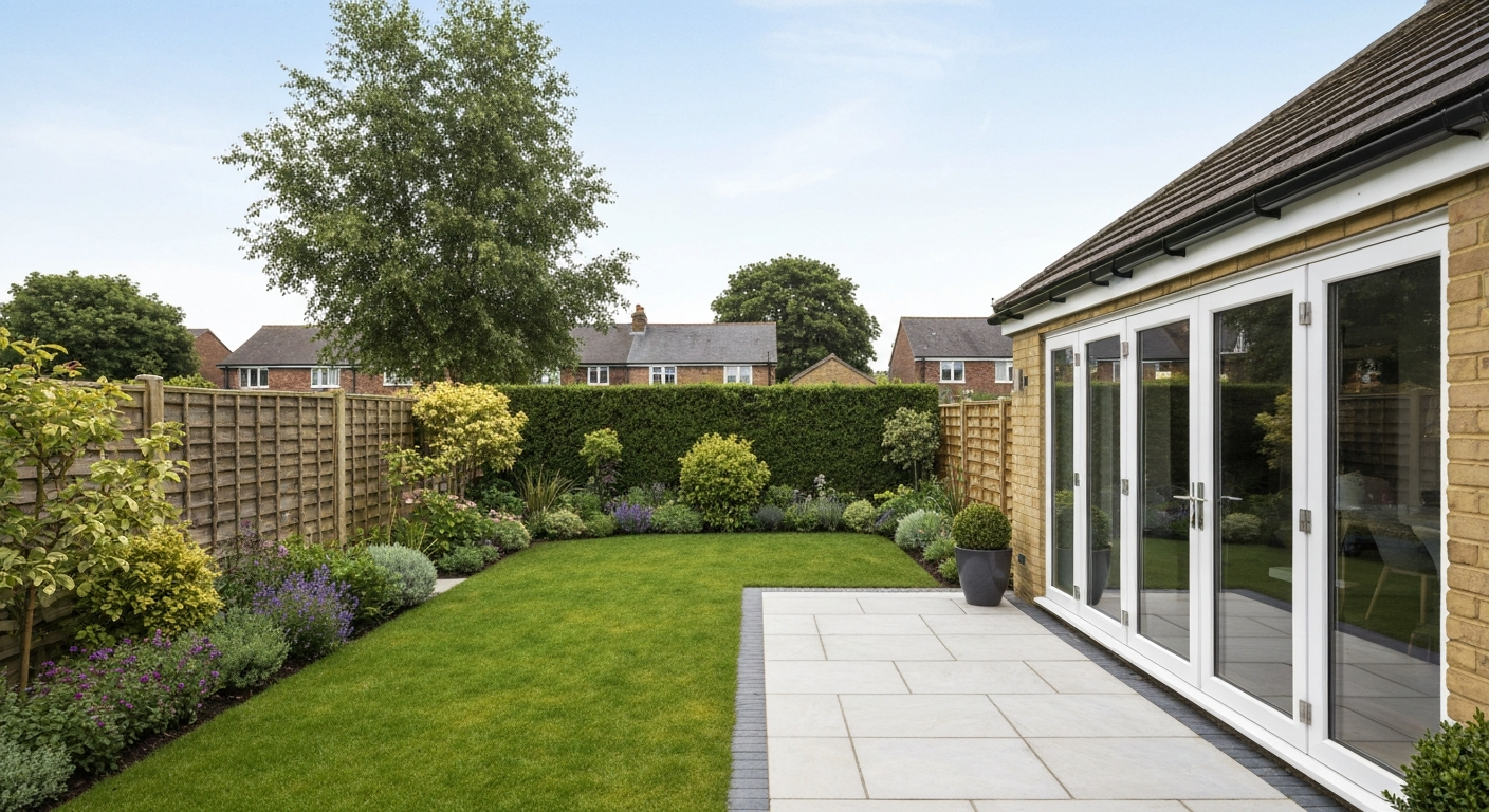 Garden patio and landscaping project completed by Pulse for a Leeds homeowner