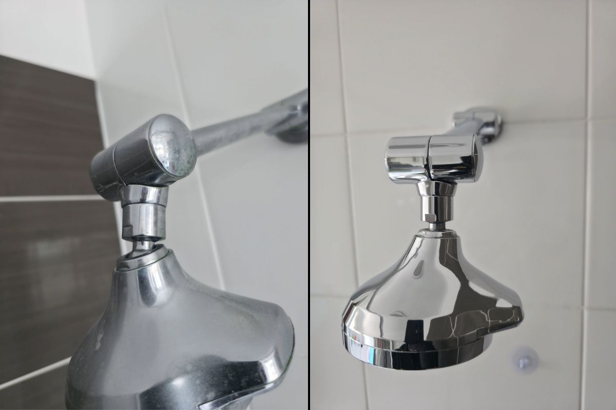 Calcium Shower Buildup — Mount Barker