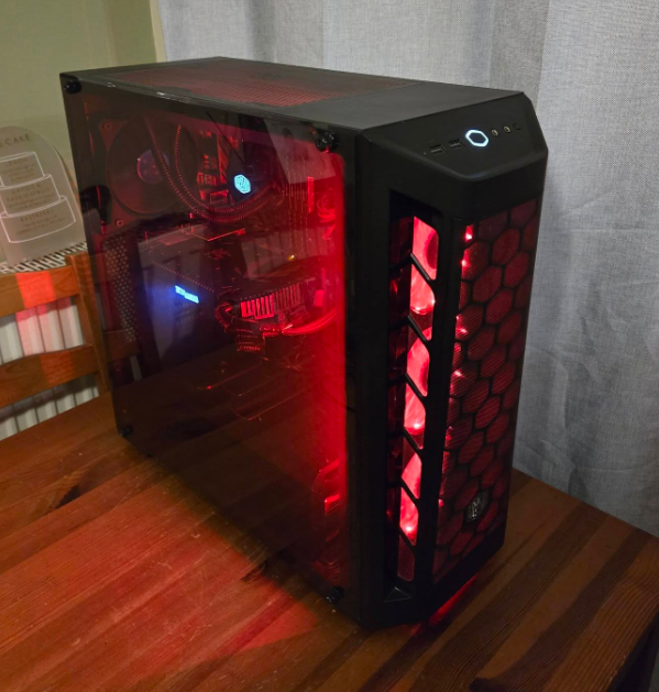 Custom gaming PC build by TLC Tech Norwich — RGB tower with high-end components