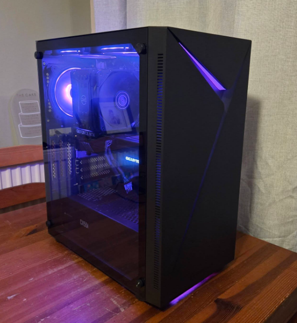 TLC Tech PC build service Norwich — bespoke gaming tower with premium hardware