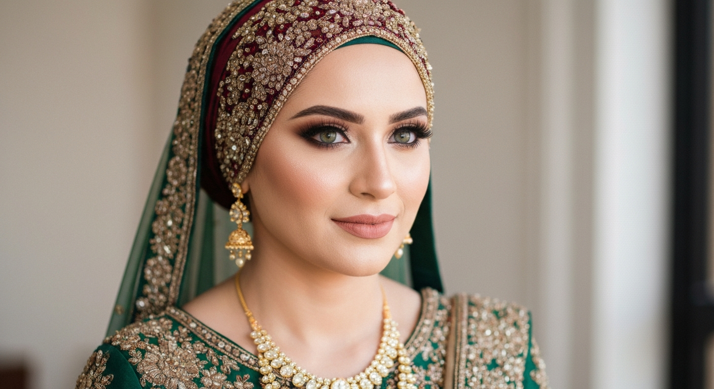 Flawless Muslim Bridal Makeup: Elegance and Glamour for Your Nikkah