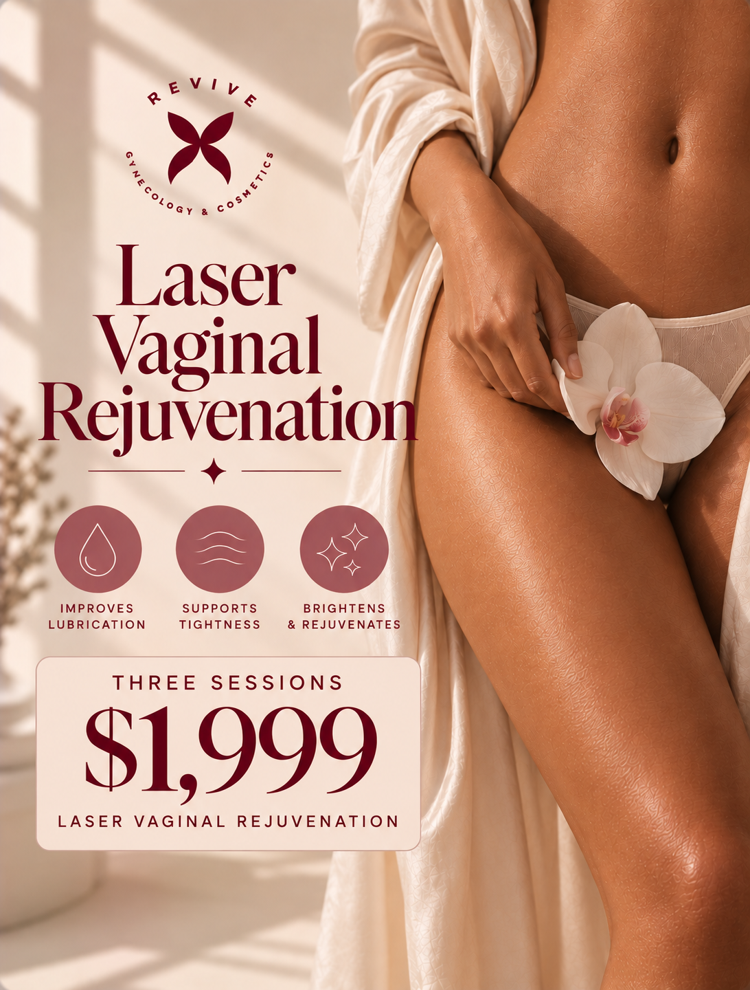 Laser Vaginal Rejuvenation Special - $1,999 (3 Sessions)