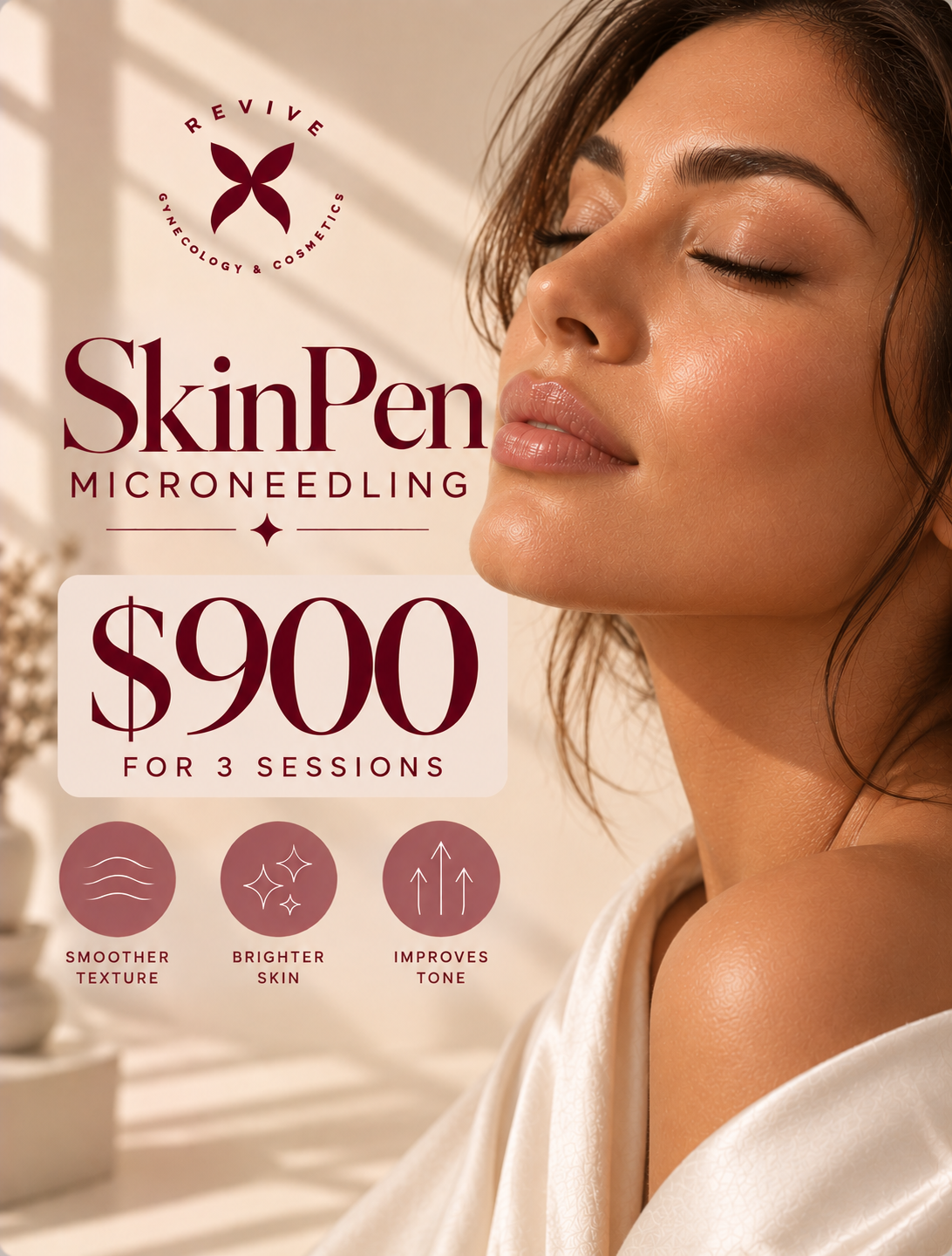 SkinPen Microneedling Special - $900 (3 Sessions)