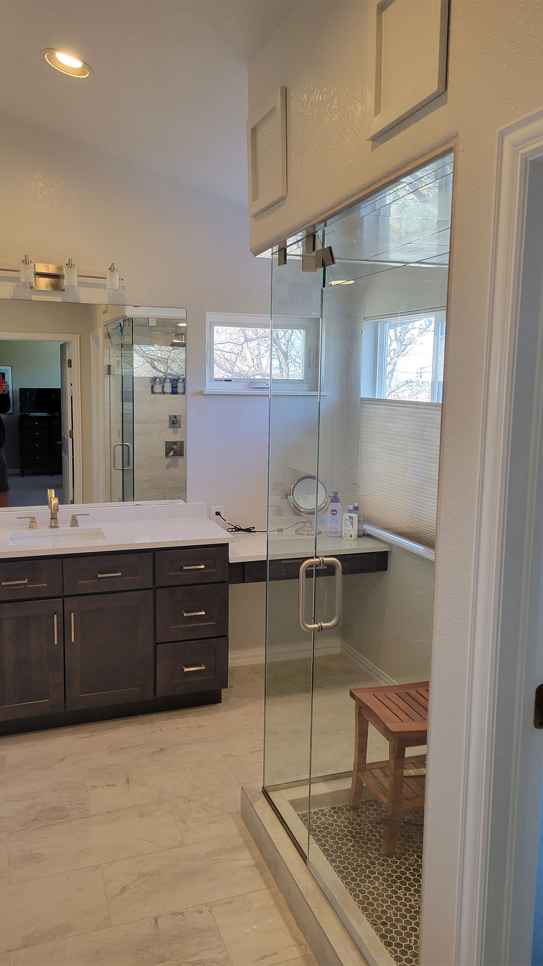 bathroom remodel Highlands Ranch — primary vanity