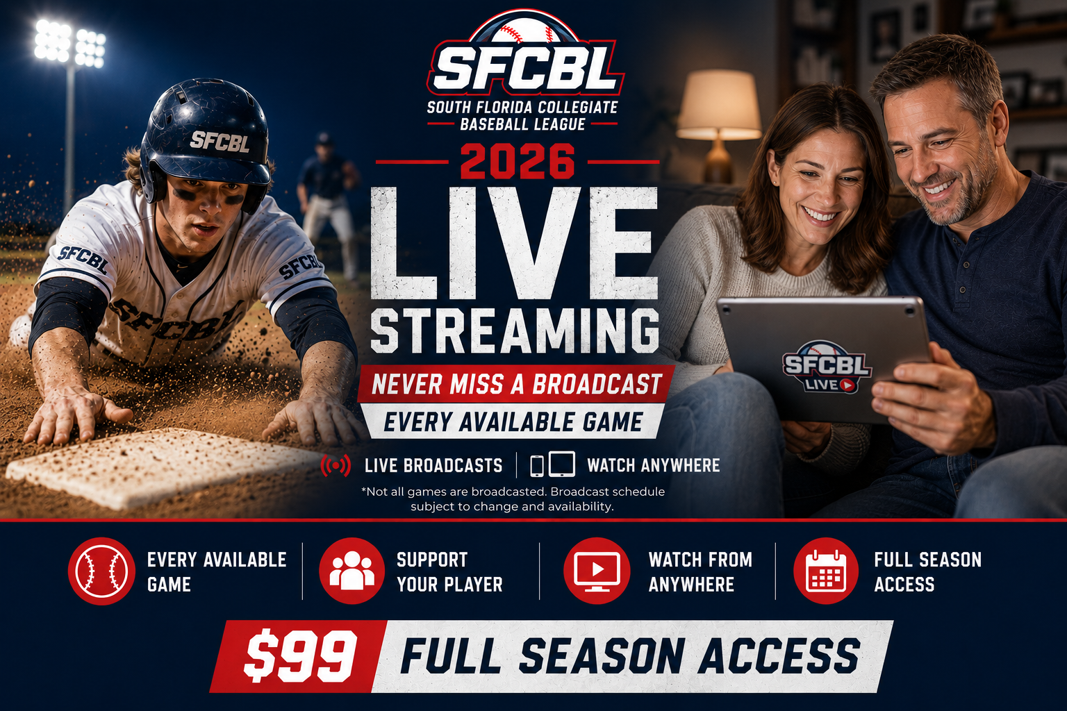 SFCBL Live Streaming Pass