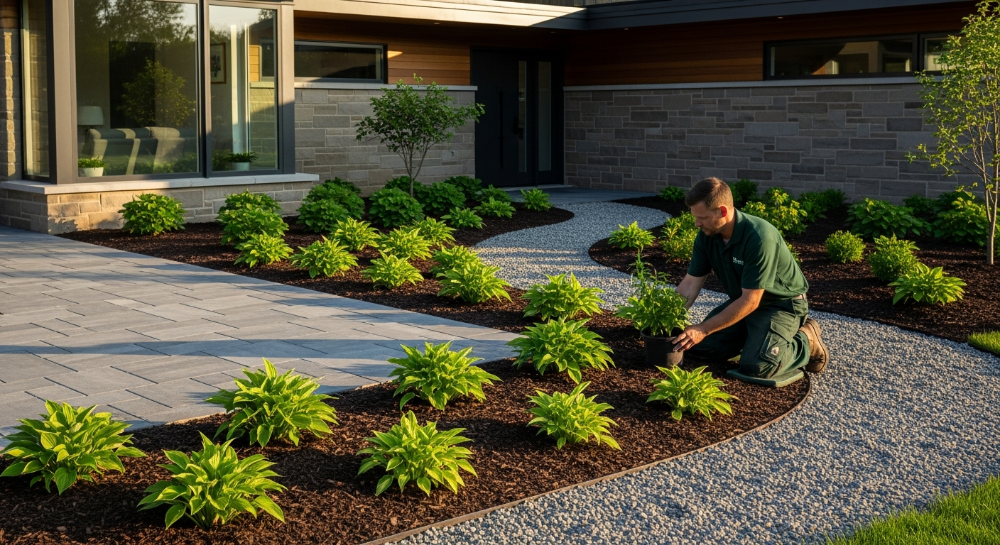 Landscaping materials delivery