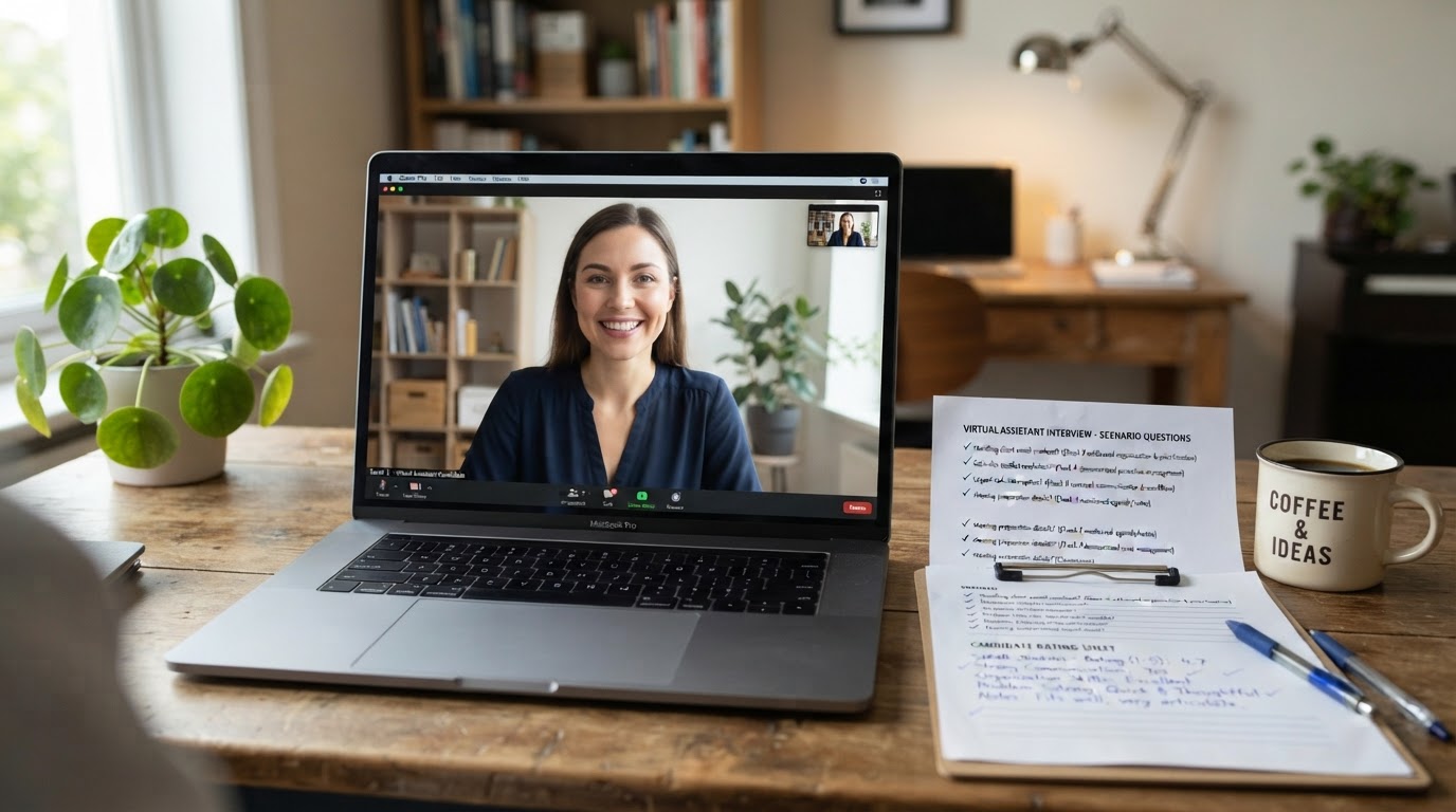 25 Virtual Assistant Interview Questions That Reveal Skill, Judgment & Reliability