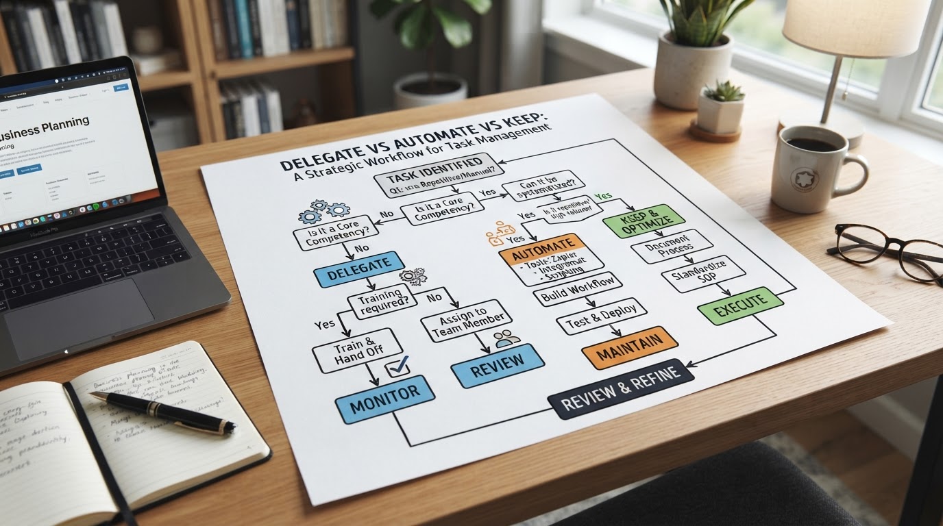 Virtual Assistant vs Automation: What Should You Delegate, Automate or Keep Human?