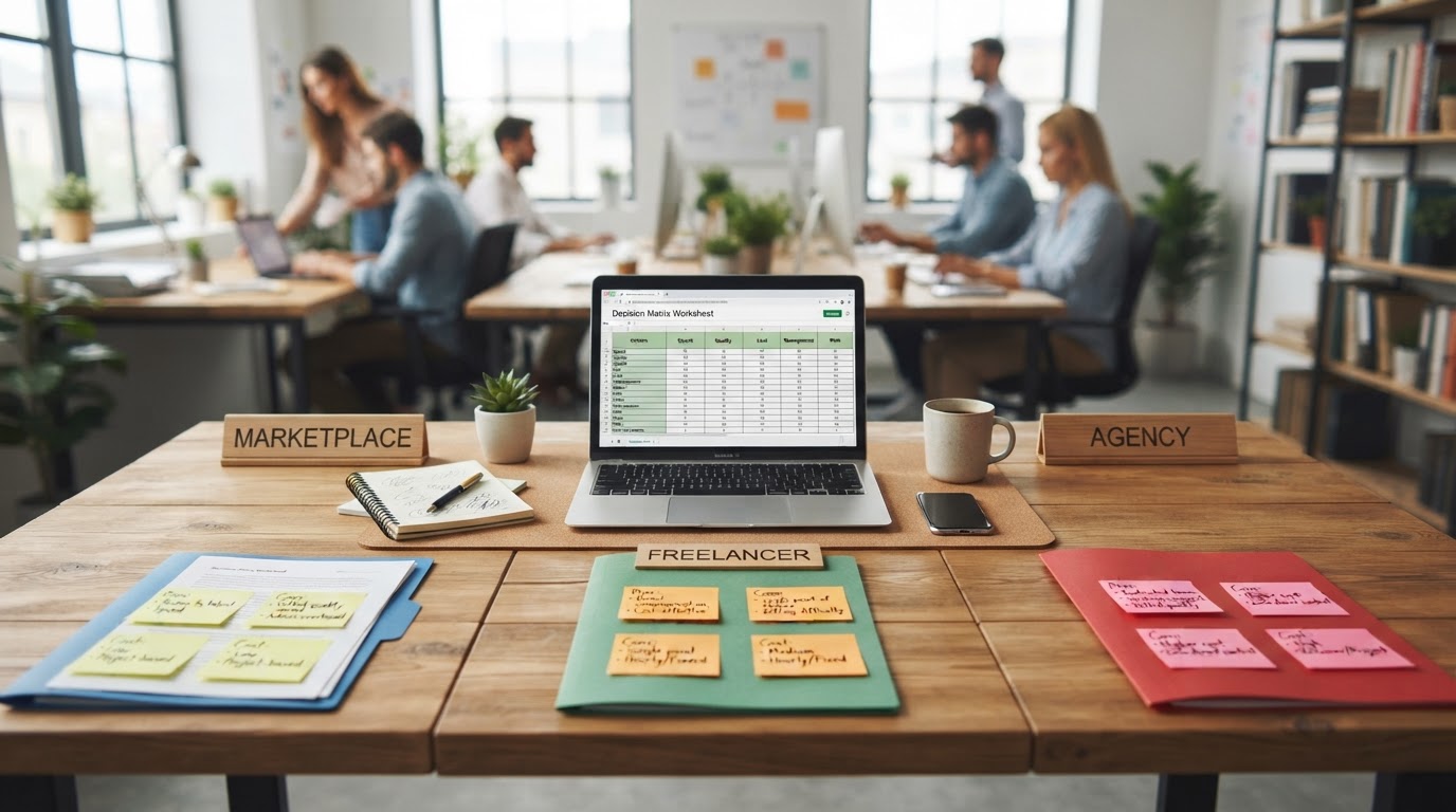 Marketplace vs Freelancer vs Managed VA Agency: Which Hiring Model Fits a First-Time Buyer?
