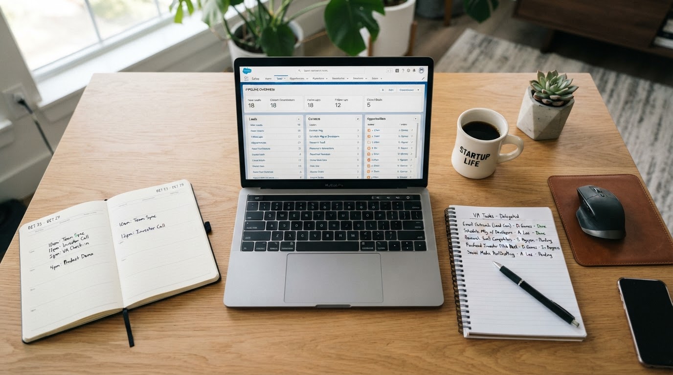 Virtual Assistant for Startup Founders: What to Delegate at Each Growth Stage