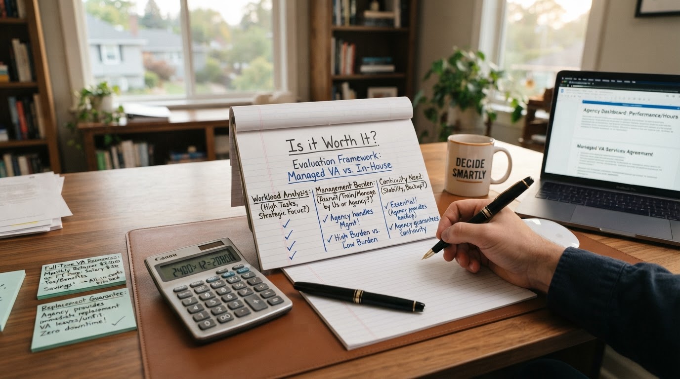Is Stealth Agents Worth It? When a Full-Time Managed VA Model Makes Sense