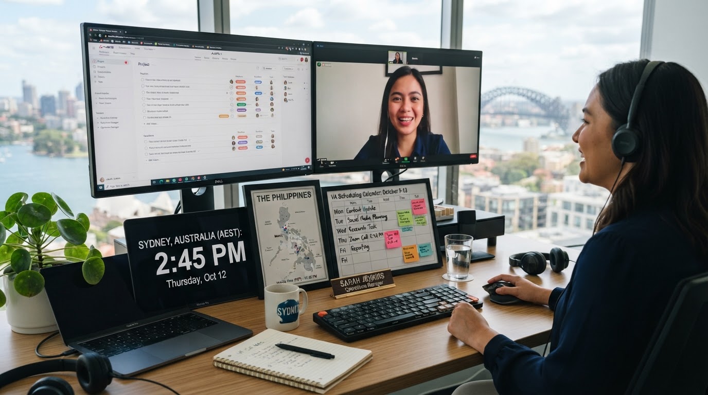 Hire a Philippines Virtual Assistant for Australian Business Hours: AEST/AEDT Coverage Explained