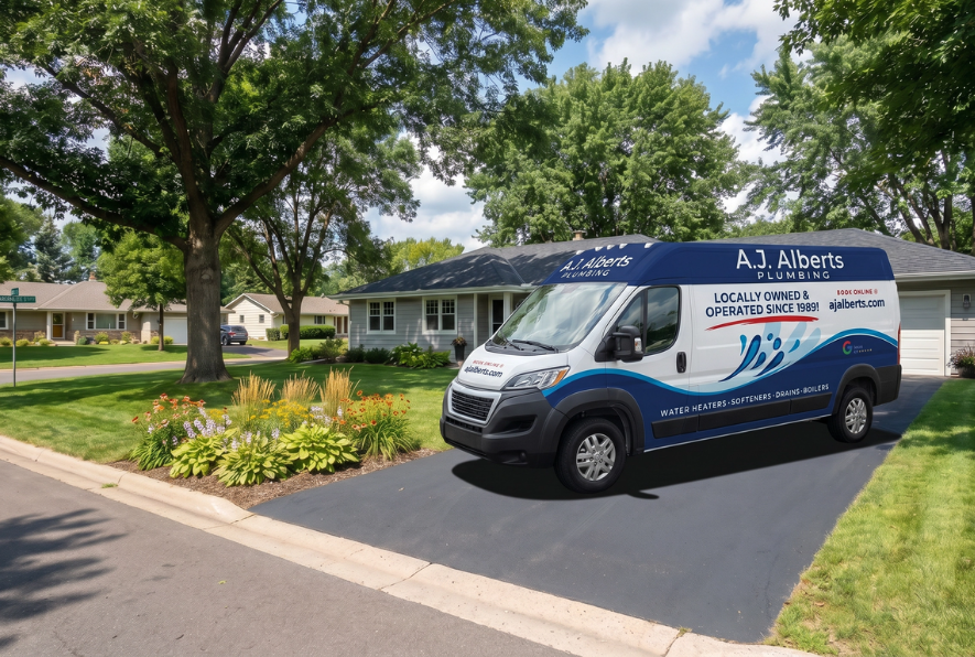 AJ Alberts Service Truck and Team