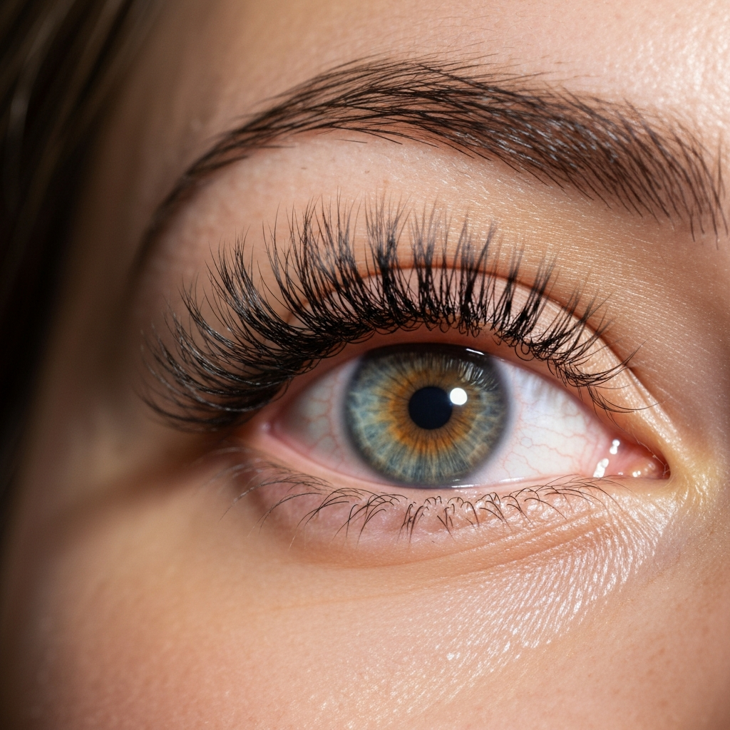 Hybrid lash extensions in Midtown Manhattan NYC