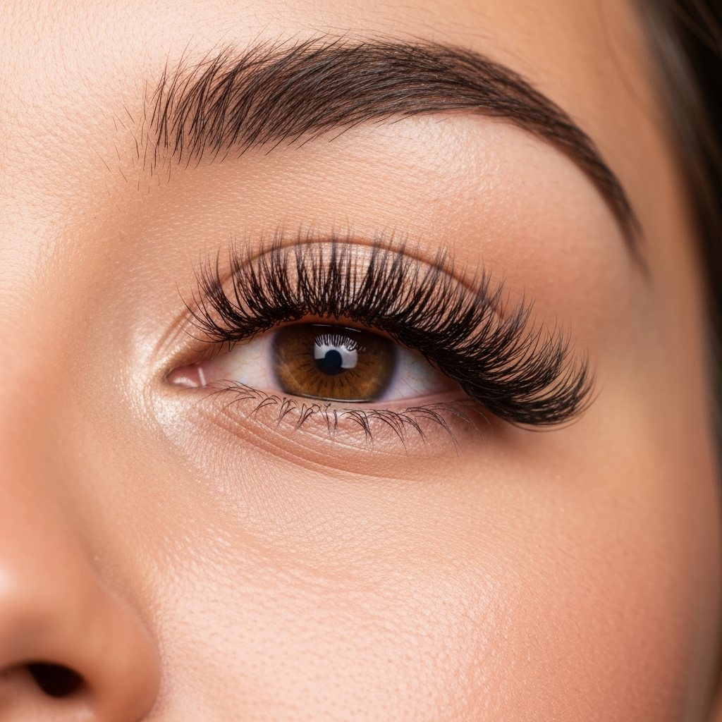 Volume eyelash extensions near Times Square NYC