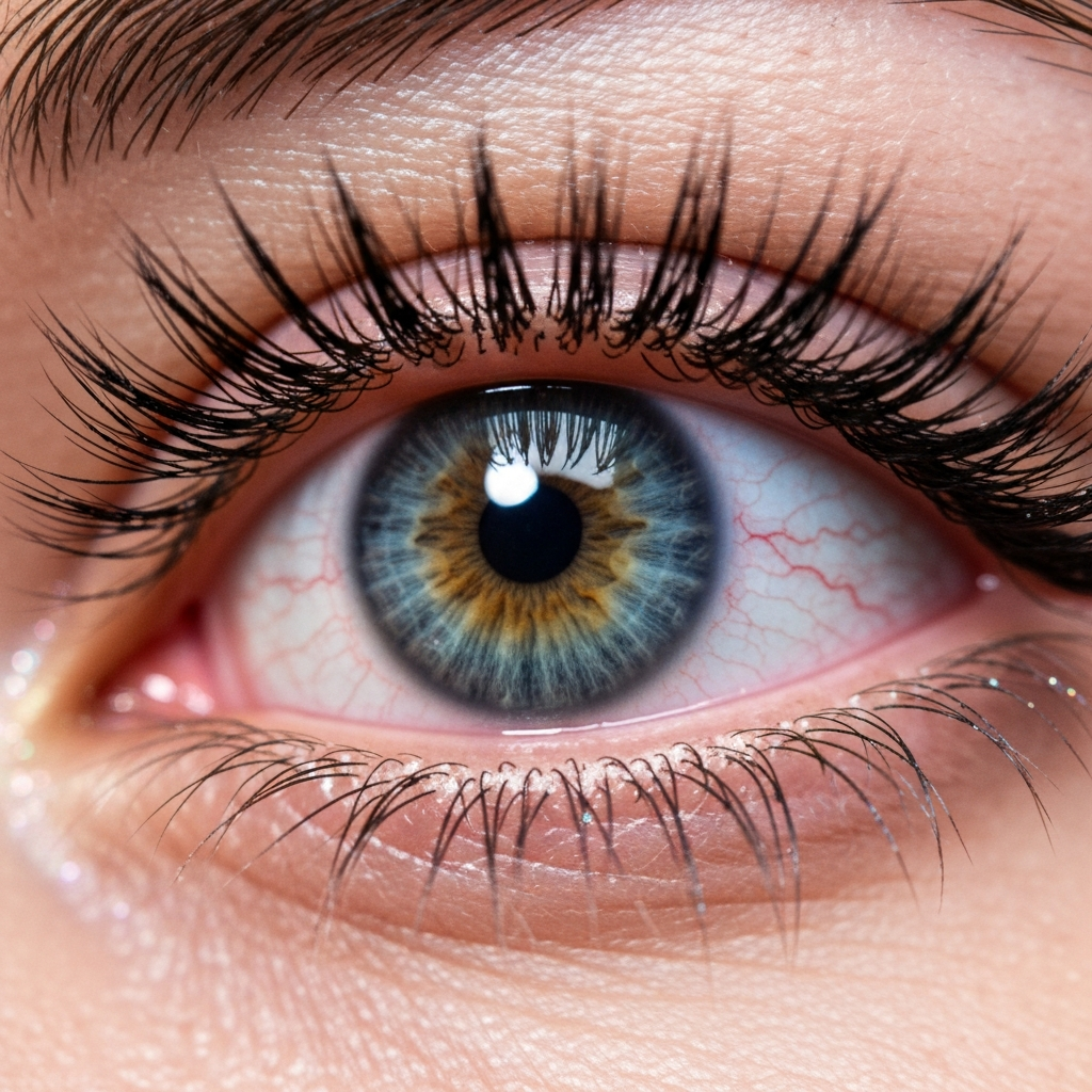 Wispy lash extensions at Iris Lash Studio NYC