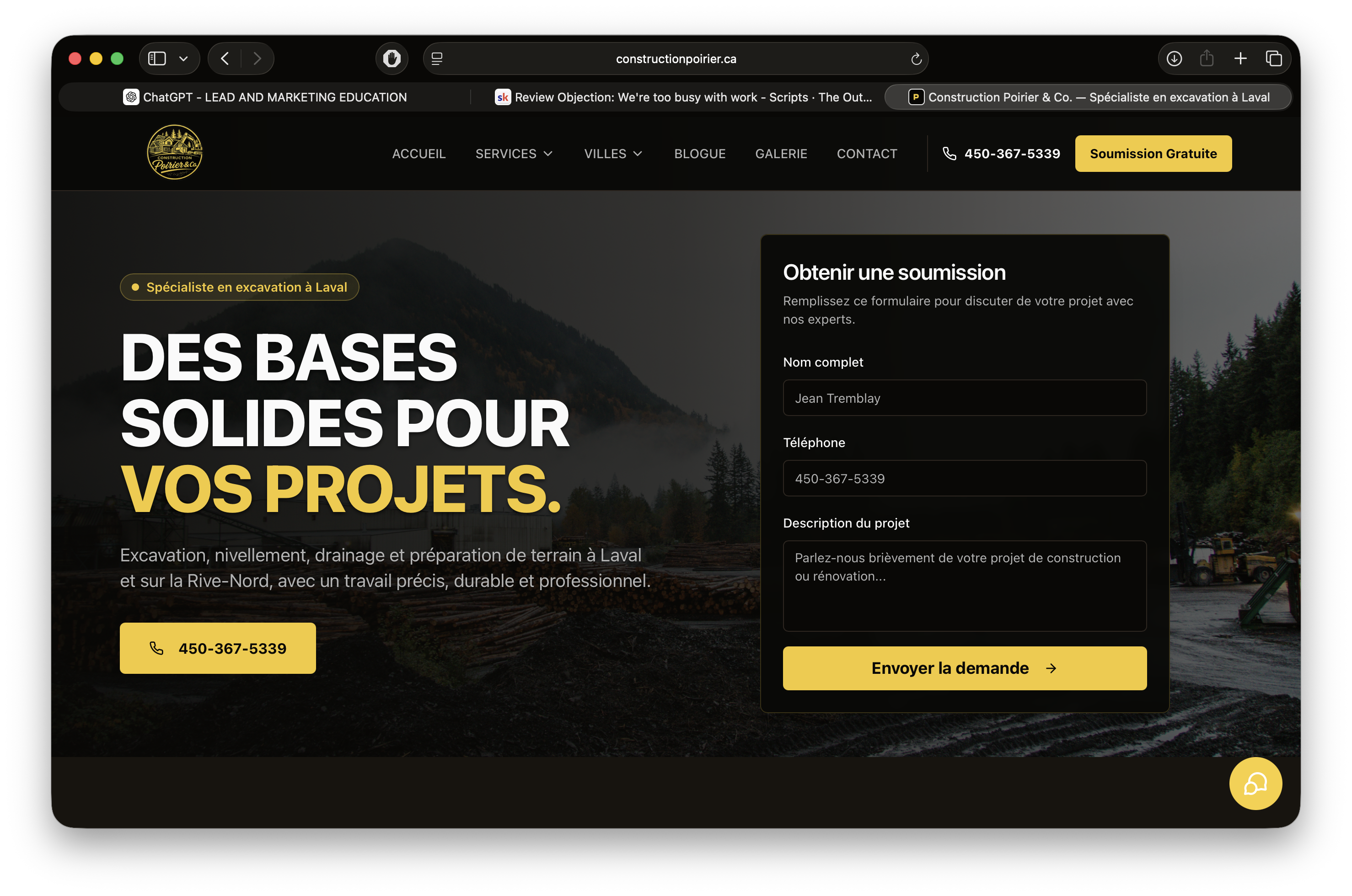 Construction Poirier
