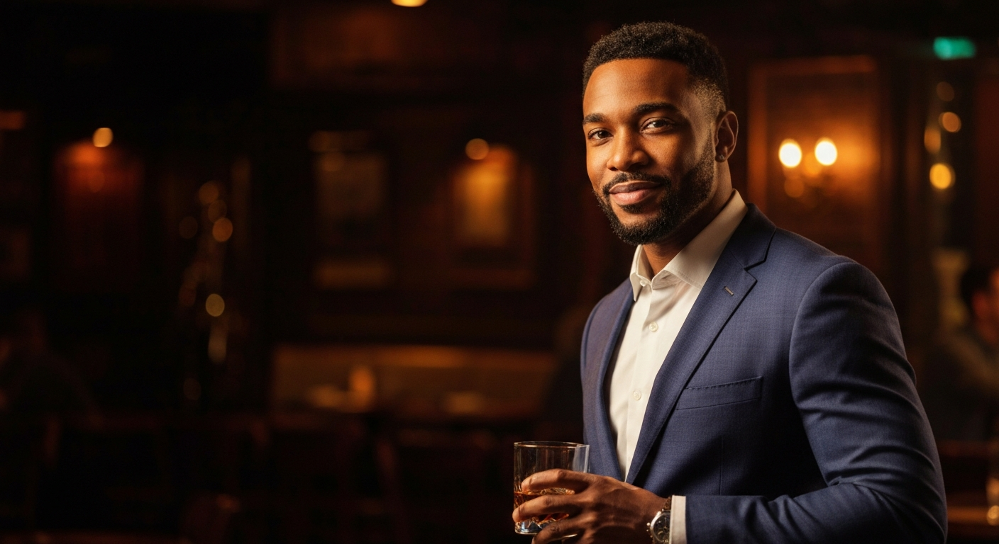 Handsome Caribbean professional man