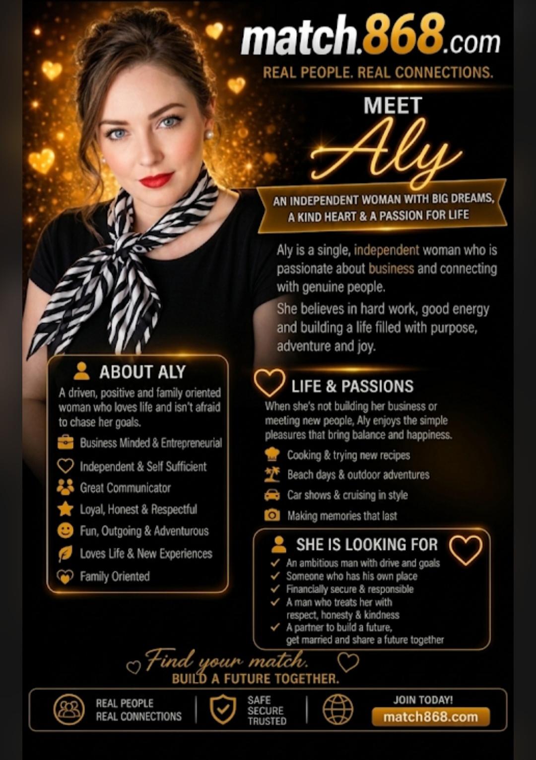 Meet Aly - Sample Match868 Profile