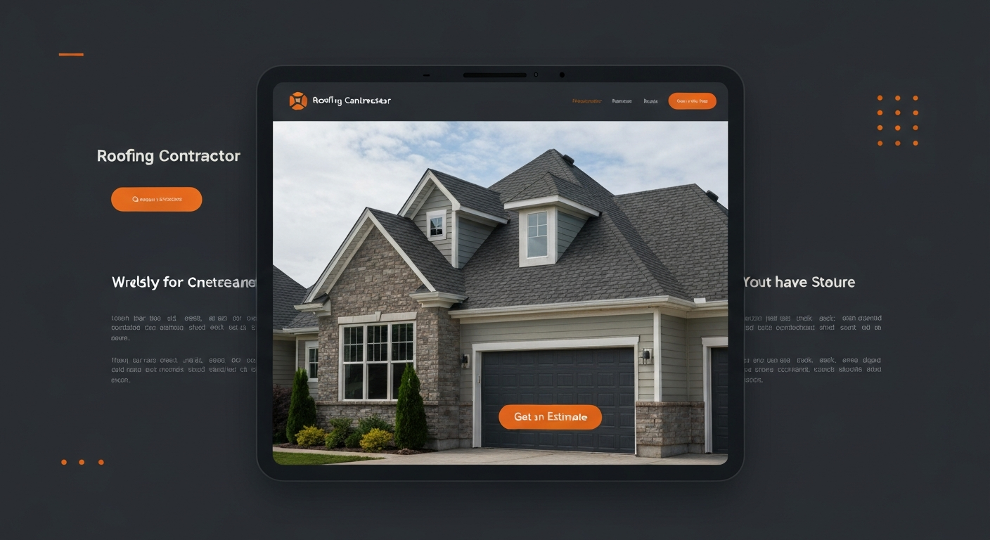 Roofing Contractor Website Design