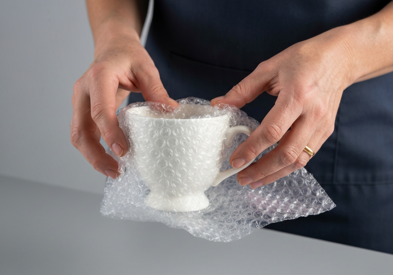 Wrapping fragile items