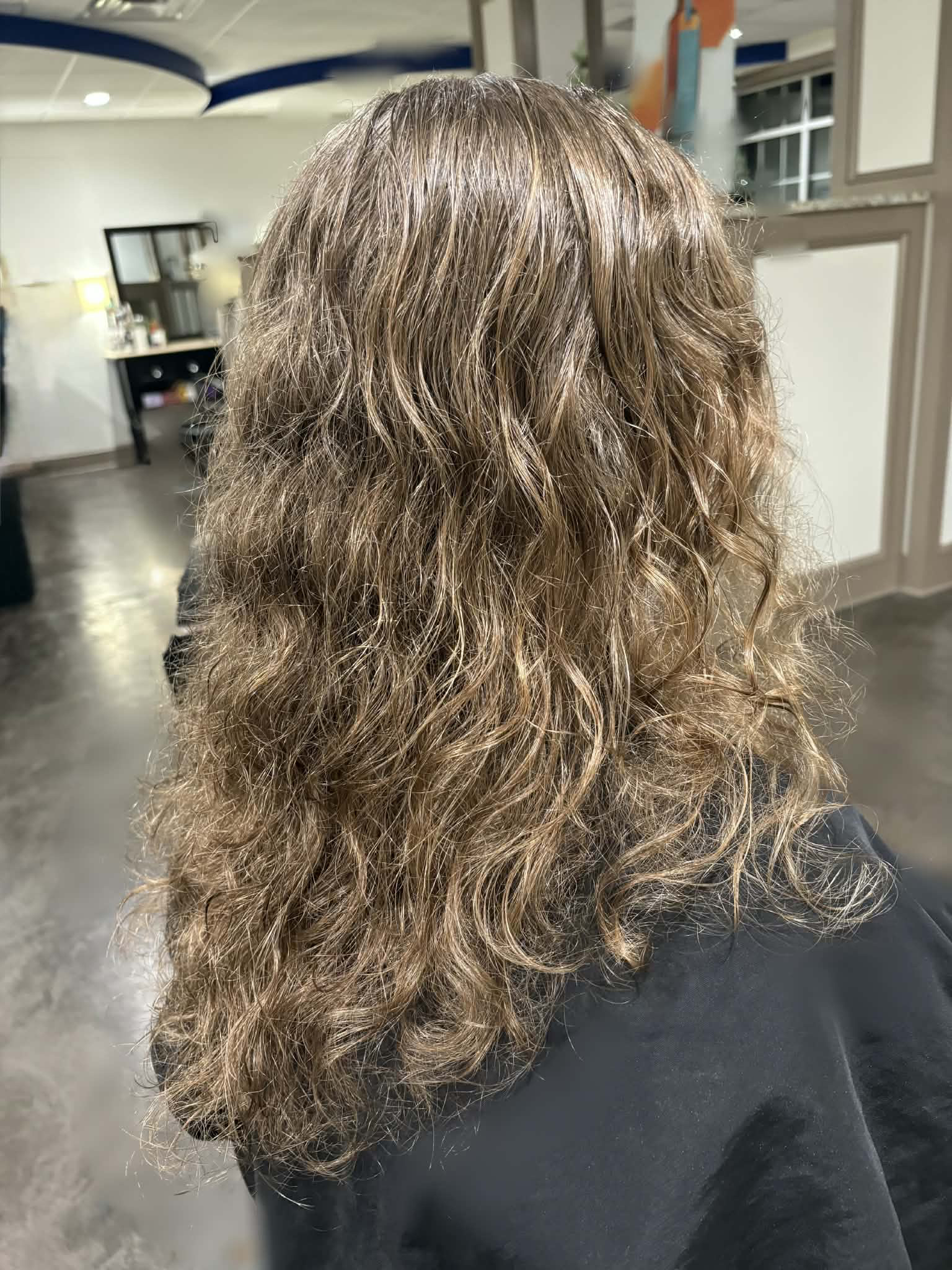 Natural brunette waves