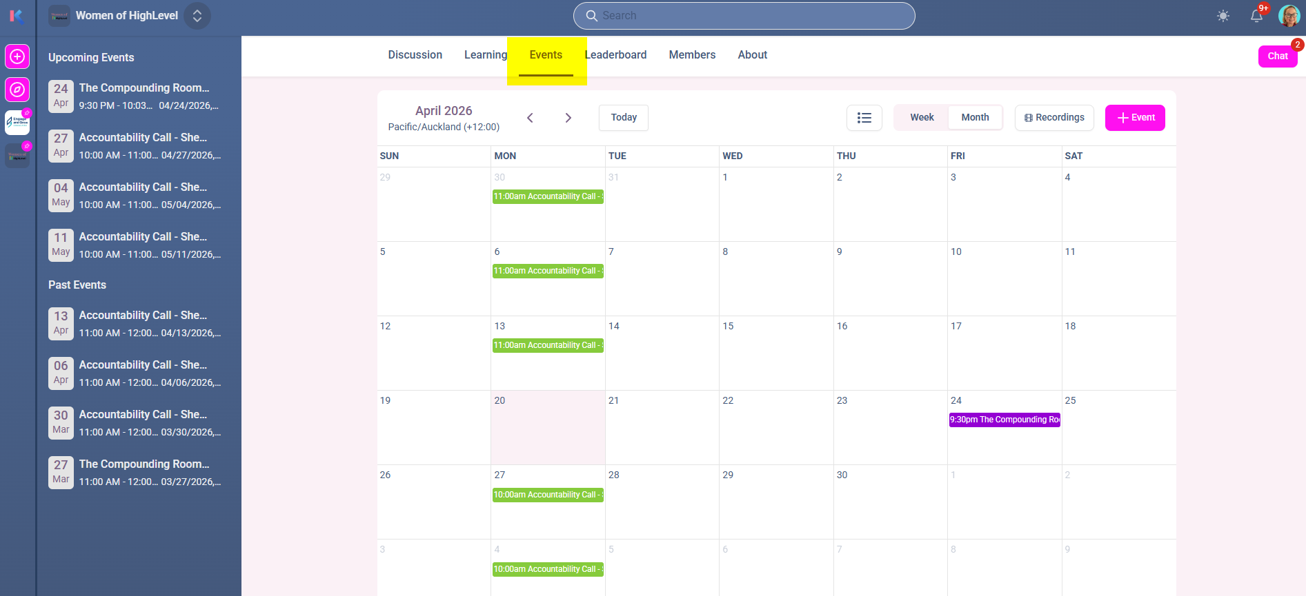 GoKollab Events Calendar