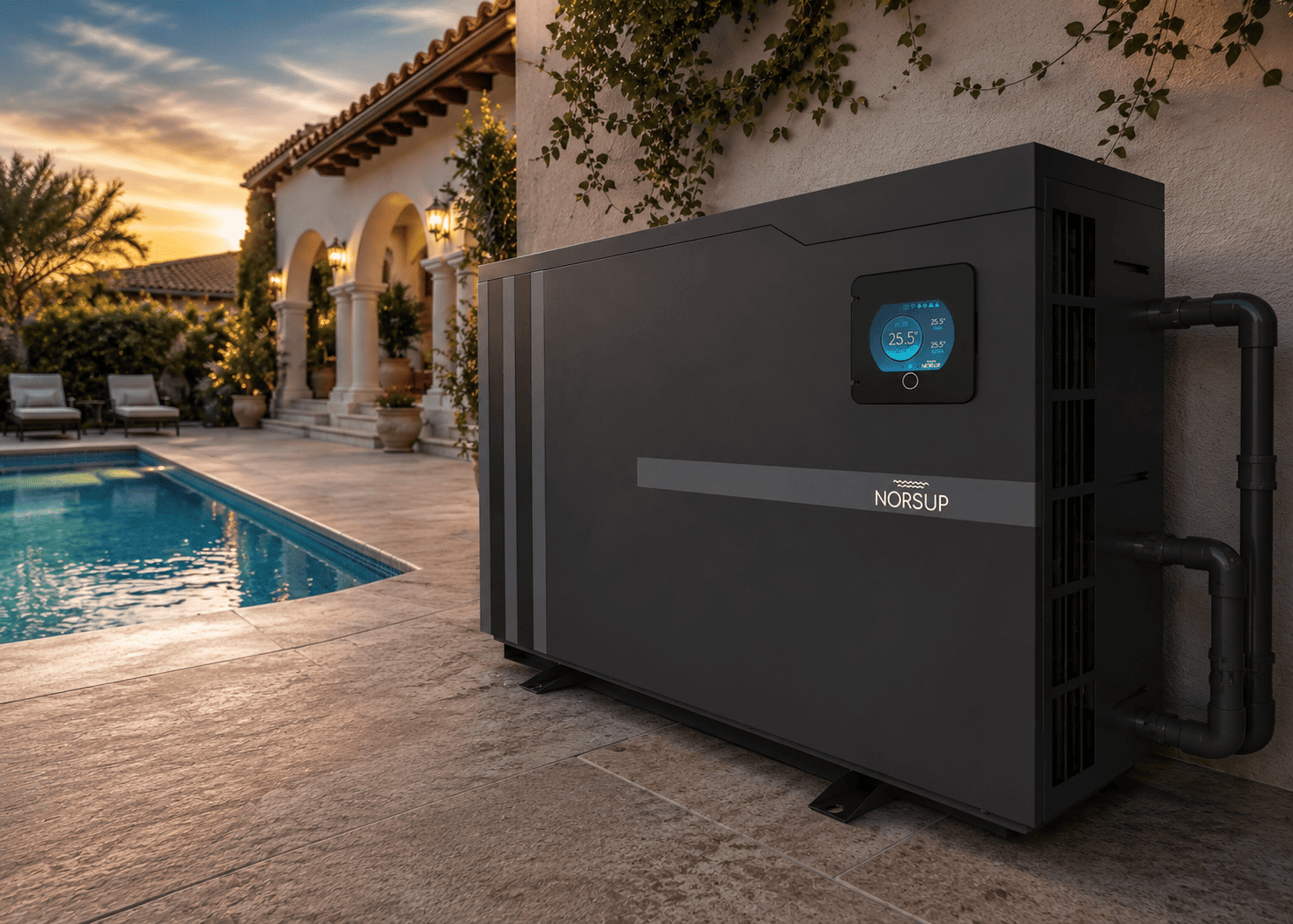 Norsup pool heat pump unit