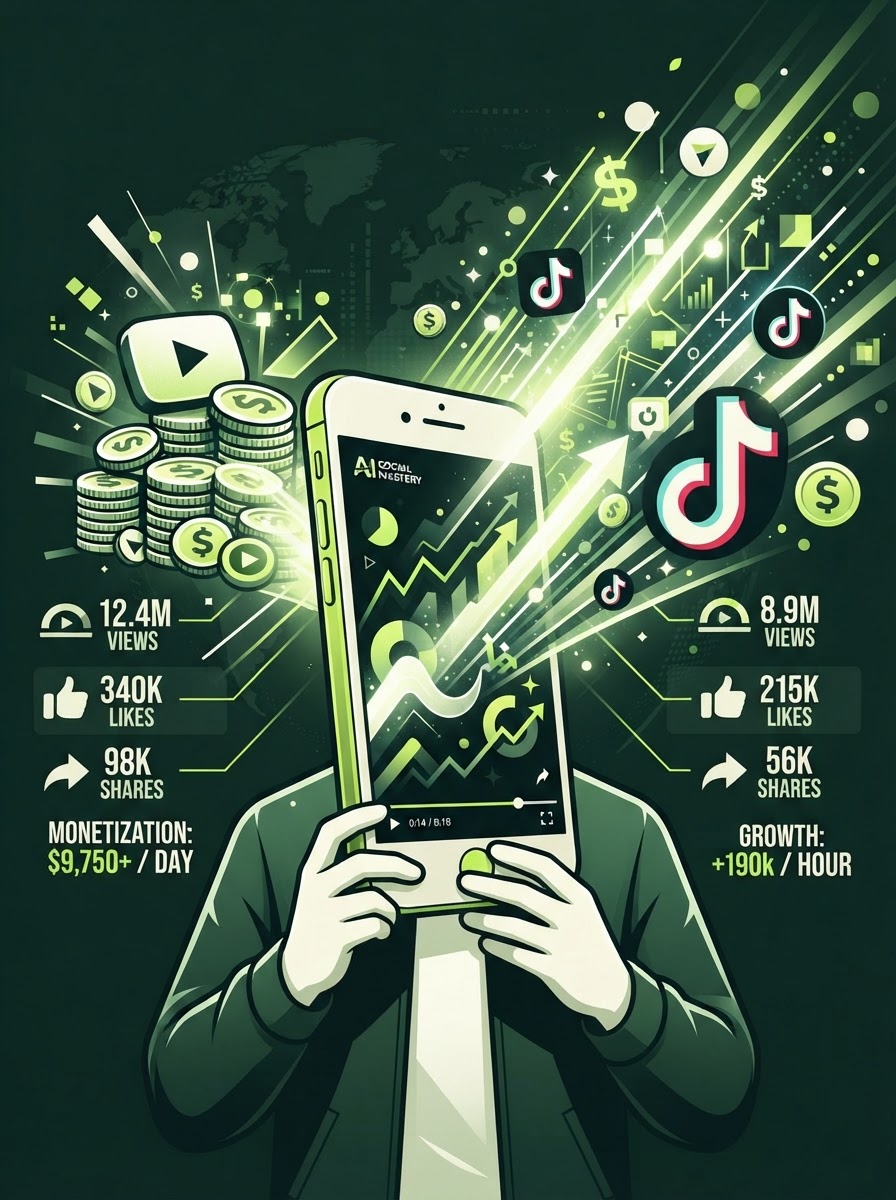 Monetizare videoclipuri create cu AI pe YouTube și TikTok