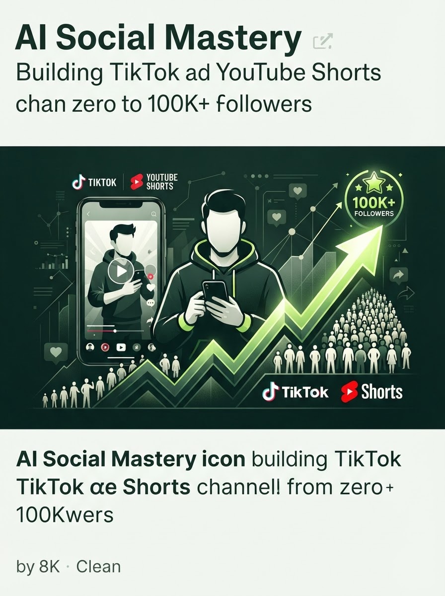 Canal faceless pe TikTok și YouTube Shorts cu AI