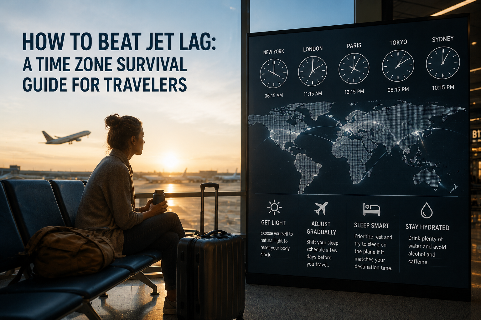 How to Beat Jet Lag: A Time Zone Survival Guide for Travellers