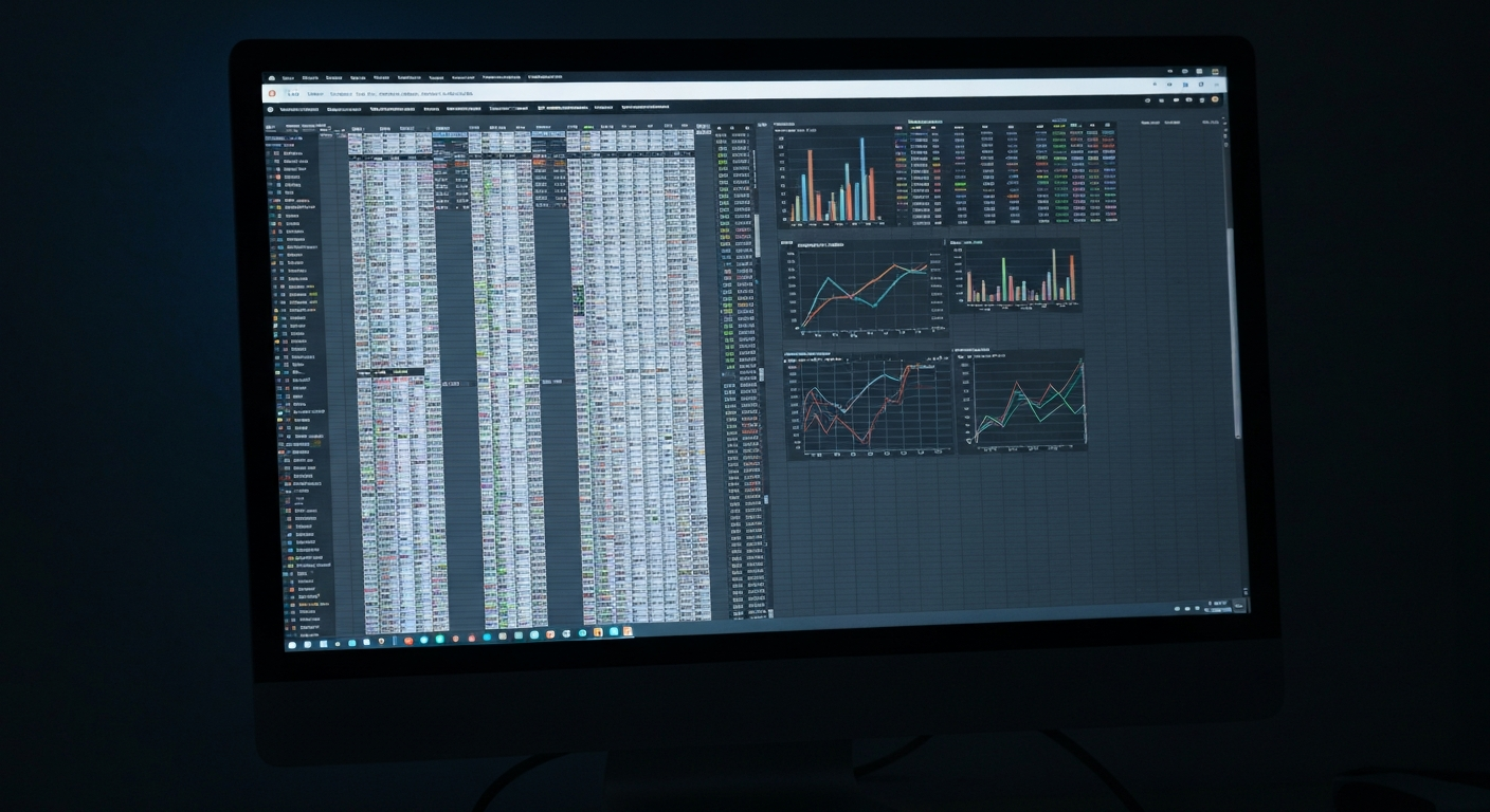 In a messy spreadsheet that's a year out of date?